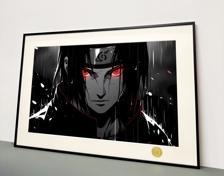 H2工作室 《雨夜鼬》火影忍者宇智波鼬裝飾畫 