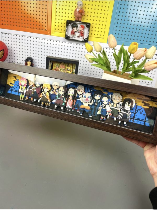 萌萌匠 鬼滅之刃 亞克力立體卡雕方磚二代磚 