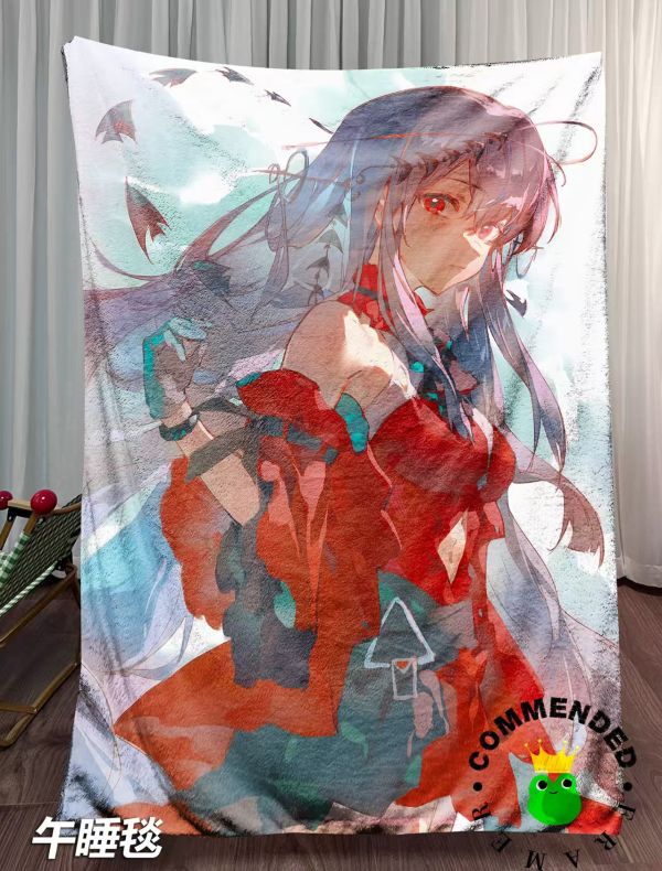 皇呱 《濁心斯卡蒂》明日方舟異格幹員深海獵人海嗣周邊裝飾畫 