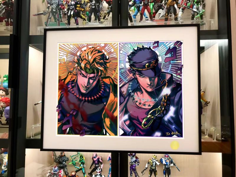 星空《jojo vs dio》jojo的奇妙冒險承太郎迪奧裝飾畫 