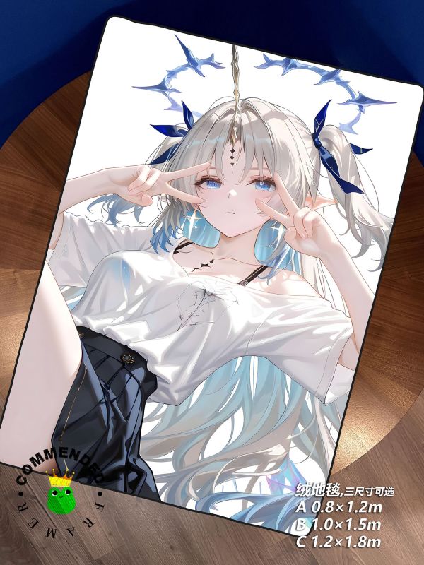 皇呱《可愛聖女卡提希婭》鳴潮怕羞可愛聖女裝飾畫 