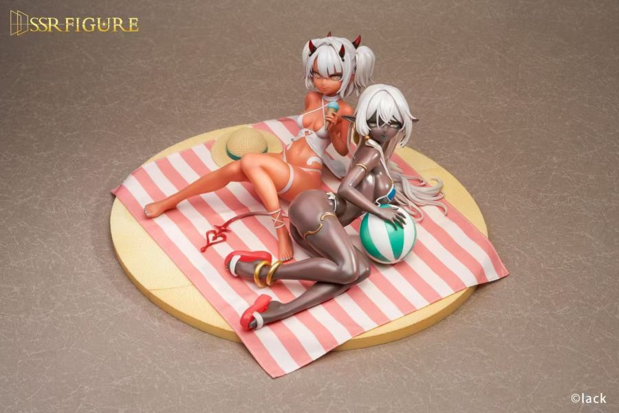 SSR FIGURE 咖啡因醬&暗精靈舞娘 夏日Ver. 
