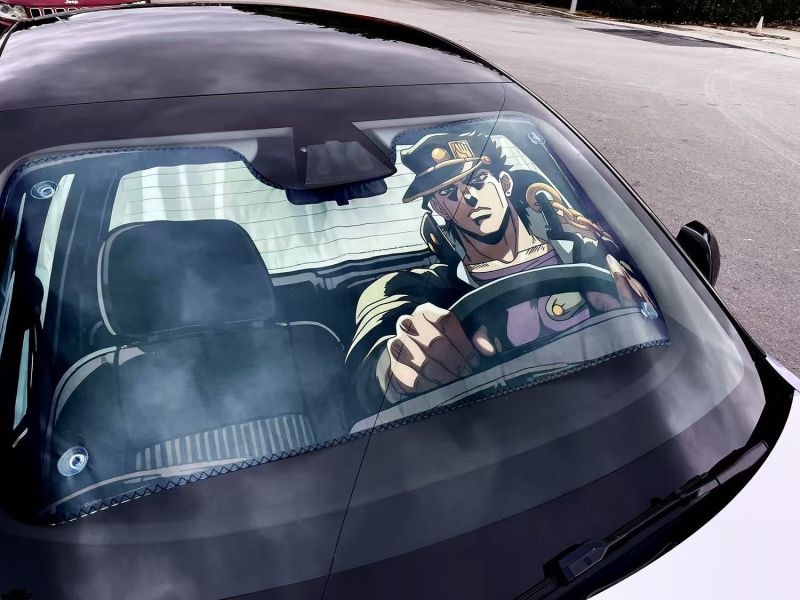 千鳥社 《汽車前擋遮陽-空條承太郎》JOJO的奇妙冒險白金之星 