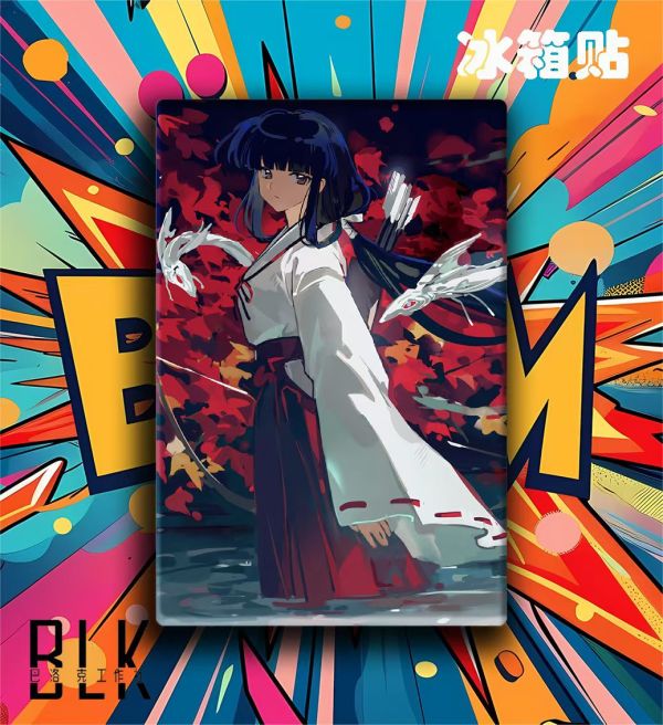 巴洛克 桔梗犬夜叉聖大人裝飾畫/冰箱貼 