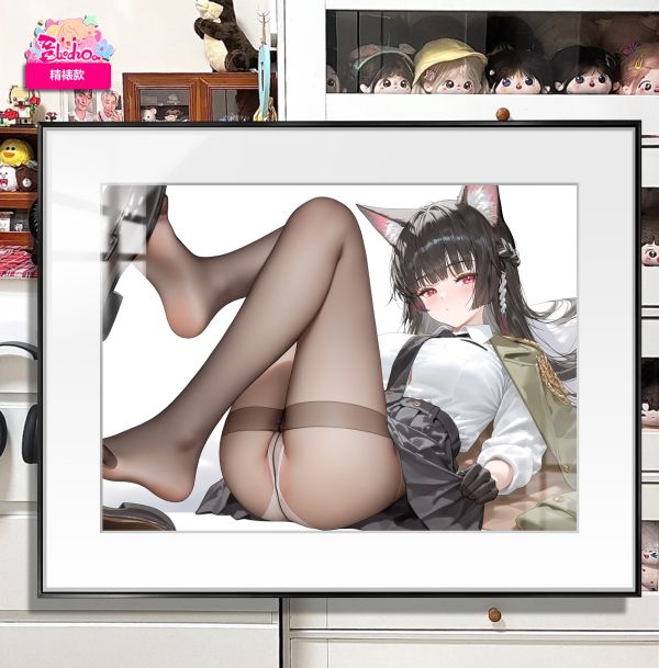 阿喵畫社 羞羞星見雅超清精裱畫 