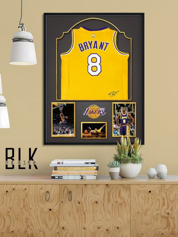 巴洛克 科比布萊恩特KOBE黑曼巴洛杉磯湖人藝術裝飾畫 
