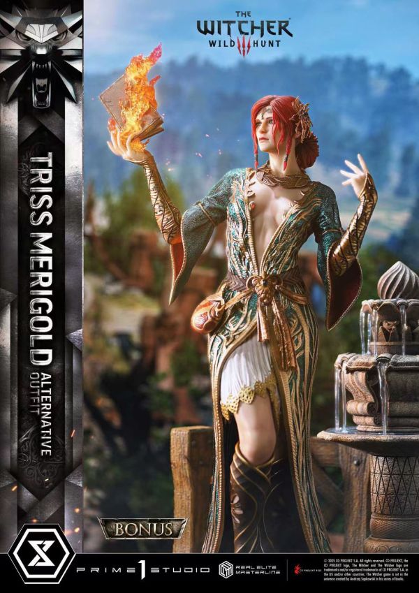 正版授權 Prime 1 Statue 1/4 巫師3 狂獵 特莉絲 DLC服裝版 