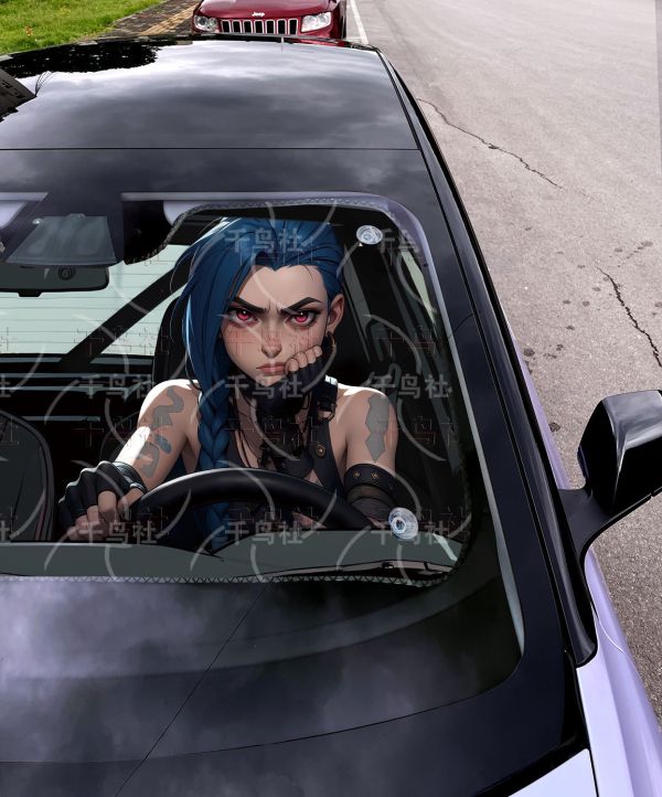 千鳥社《汽車前擋遮陽-雙城之戰》英雄聯盟 