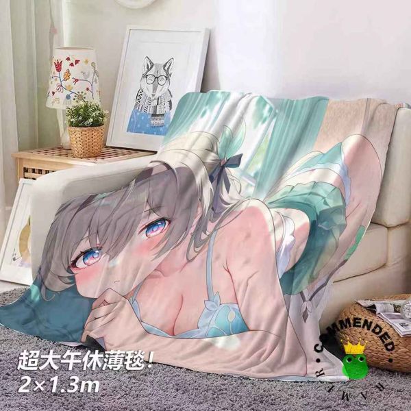 皇呱 《午睡流螢》崩壞星穹鐵道流螢泳裝午睡毯地毯裝飾畫 