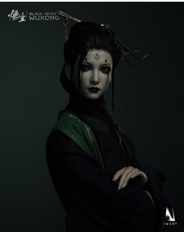 正版授權 INART 1/6 黑神話：悟空 四姐 可動人偶 
