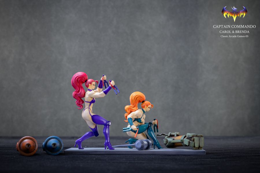 Toys Evolution 經典街機遊戲《名將》收關第五款 電叉女 CAROL&BRENDA 