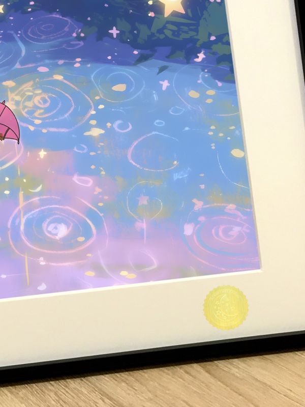 星空 《星星雨》蠟筆小新春日部防衛隊正男阿呆裝飾畫 