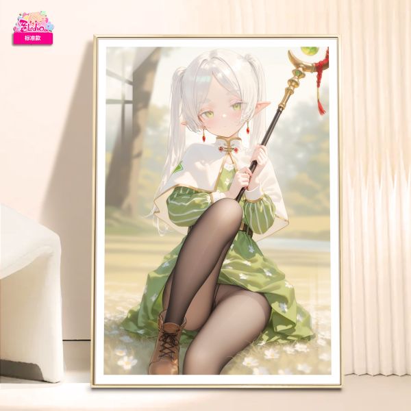 阿喵畫社 迎辰芙莉蓮高清裝飾畫 