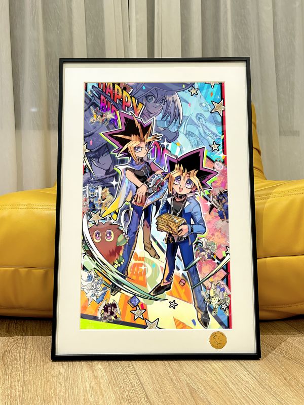 星空 《炫彩遊戲王》法老王黑魔導女孩武藤遊戲阿圖姆裝飾畫 