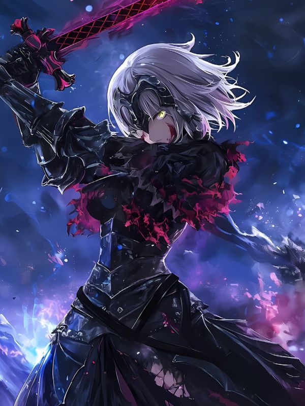 星空《血色黑貞德》Fate龍之魔女Alter裝飾畫 