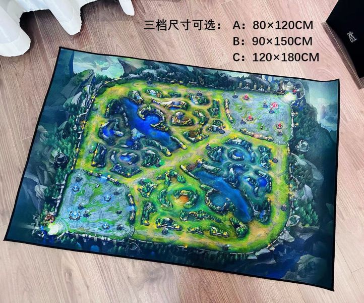千鳥社 《英雄聯盟地毯》LOL地圖召喚師峽谷地毯 