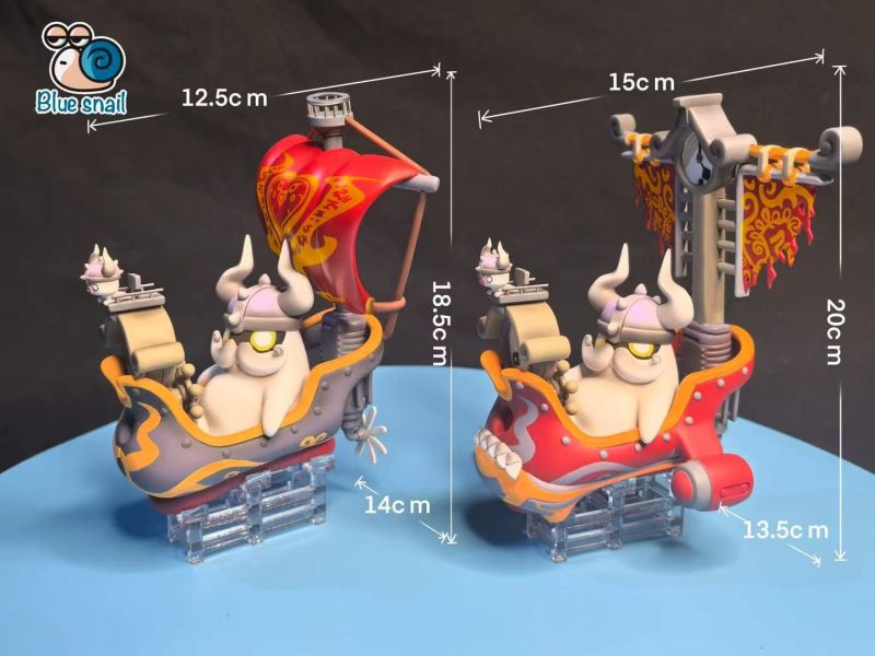 藍蝸牛工作室 冒險島世界同比例系列第三十彈 大海賊&大海賊王 