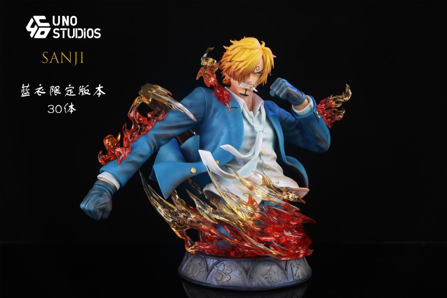 【工作室現貨】UNO工作室 海賊王 1/4 香吉士藍衣版C款桌擺件胸像 