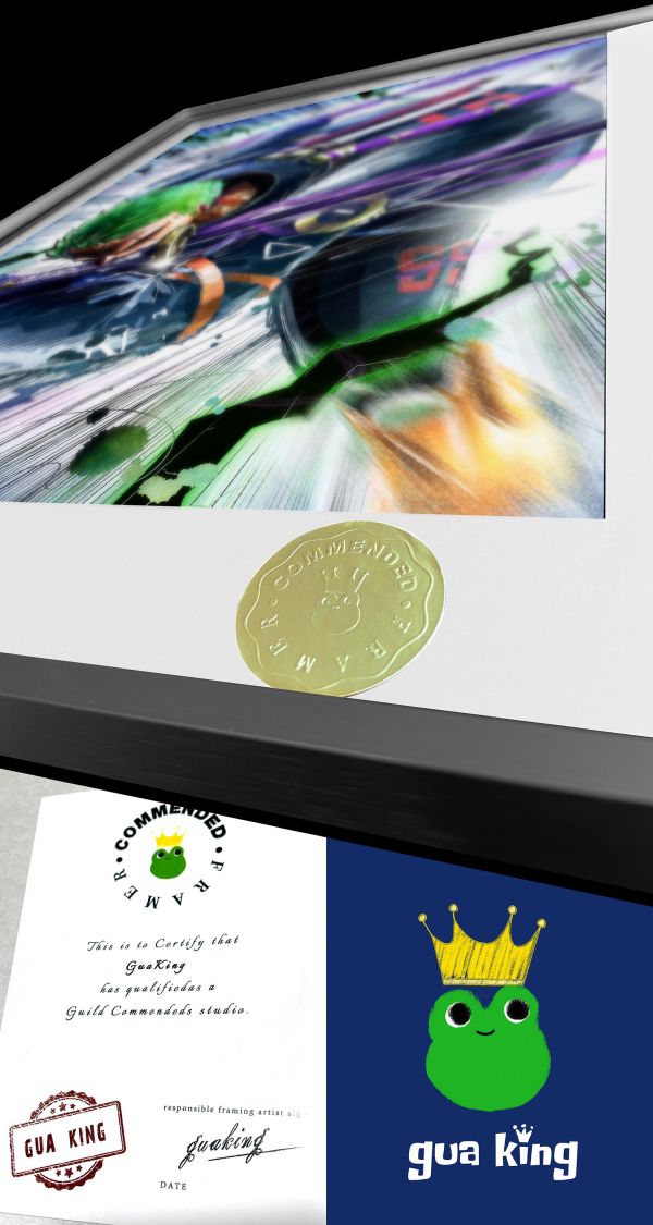 皇呱《劍士索隆》航海王三刀流劍士裝飾畫 