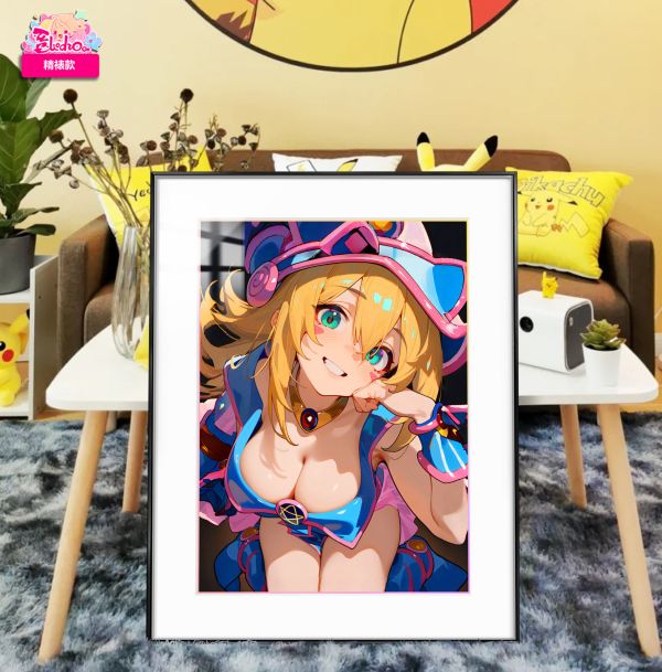 阿喵畫社 黑魔導少女超清精裱畫 