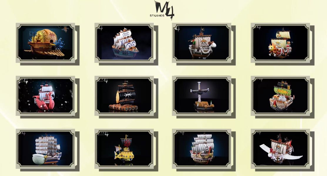 【補款】M4工作室 全員船-系列第十二彈 草帽船 飛行.前進梅麗號 