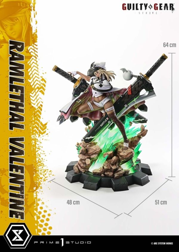正版授權 Prime 1 Statue 1/4 罪惡裝備 奮鬥 拉姆蕾薩爾·華倫泰 