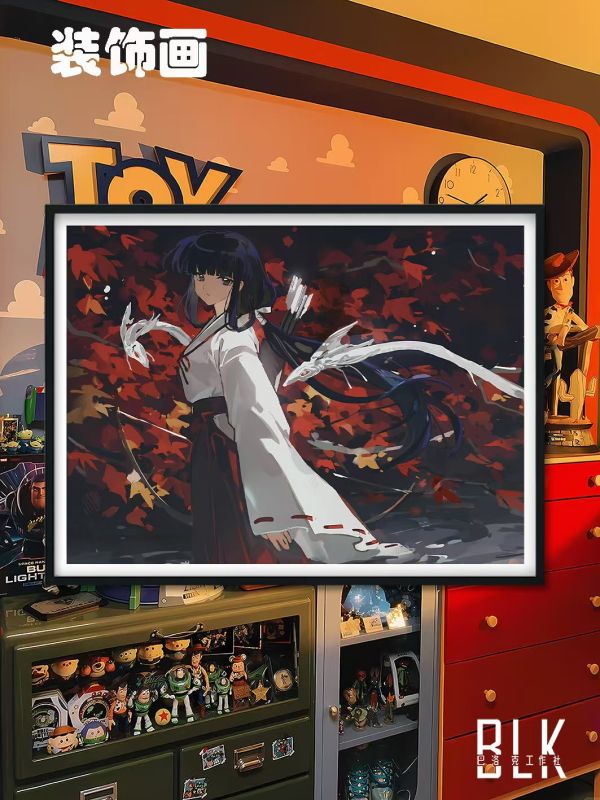 巴洛克 桔梗犬夜叉聖大人裝飾畫/冰箱貼 