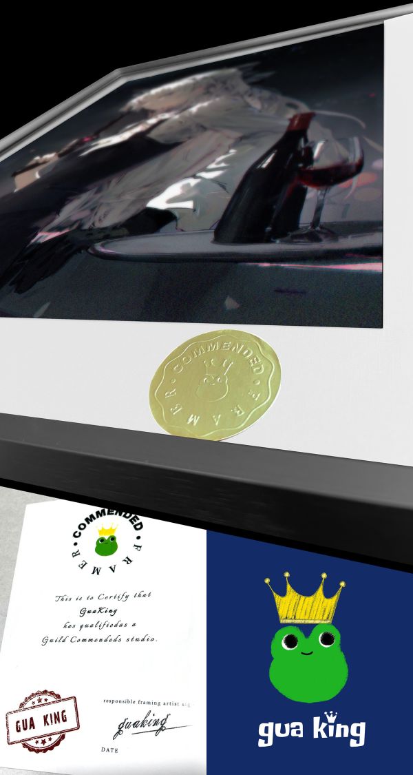 皇呱《冷豔槍手珂萊塔》鳴潮裝飾畫 