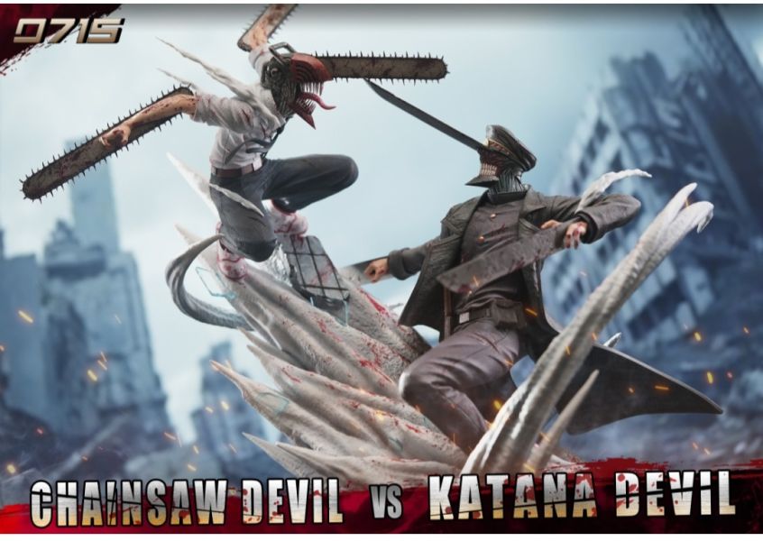 0715 工作室 電鋸對戰系列-電次vs刀之惡魔 