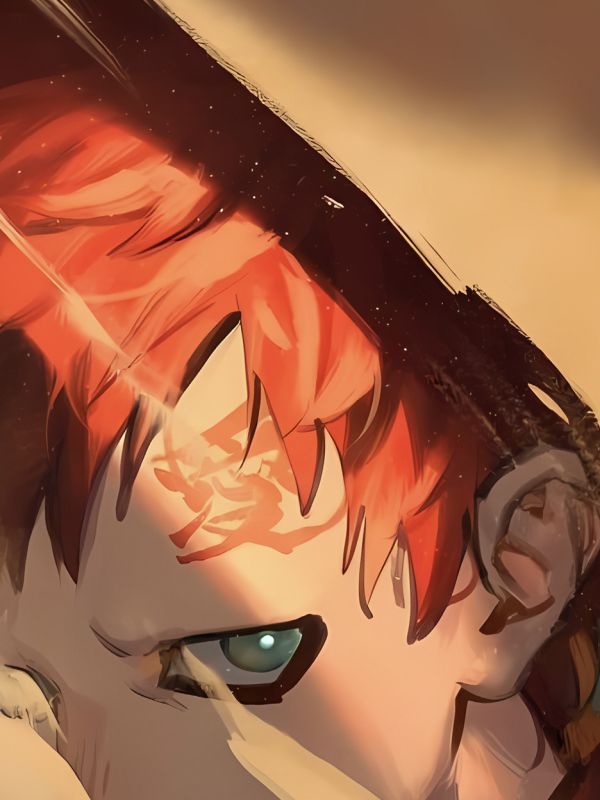 星空《我愛羅》Gaara風影火影忍者裝飾畫 