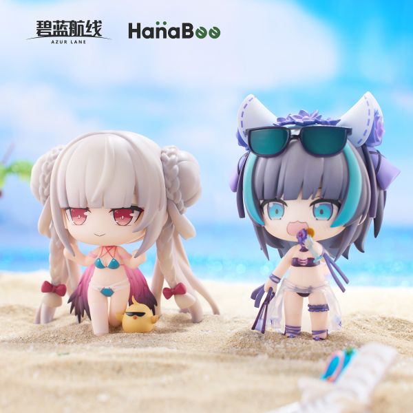 正版授權 Hanabee 碧藍航線 夏日泳裝盒蛋 Vol.2 套裝 