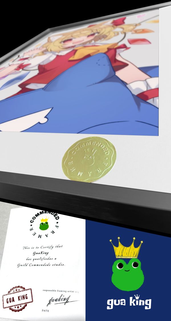 皇呱《貓耳芙蘭》東方紅魔鄉超過495歲的吸血鬼裝飾畫 