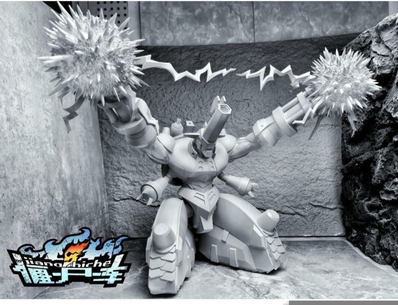 殭屍車工作室 快貨系列 數碼寶貝04 無限地帶 獸型 雷之鬥士 雷光獸 