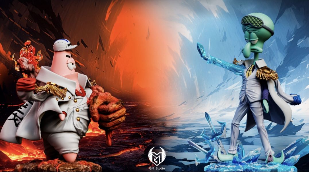 【補款】GM-studio 派大星cos赤犬&章魚哥cos青稚 