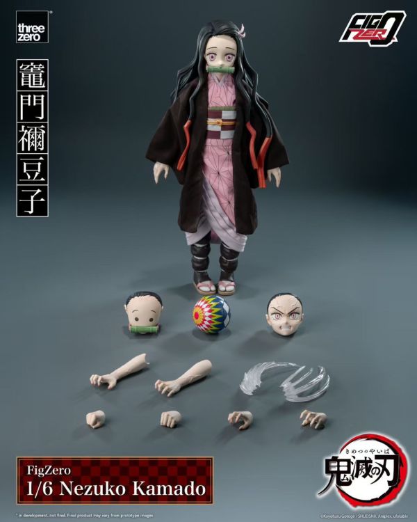 正版授權 Threezero 1/6 鬼滅之刃 FigZero 竈門禰豆子 