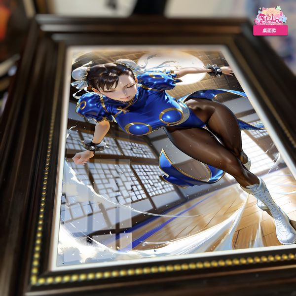 阿喵畫社 春麗擺臺 