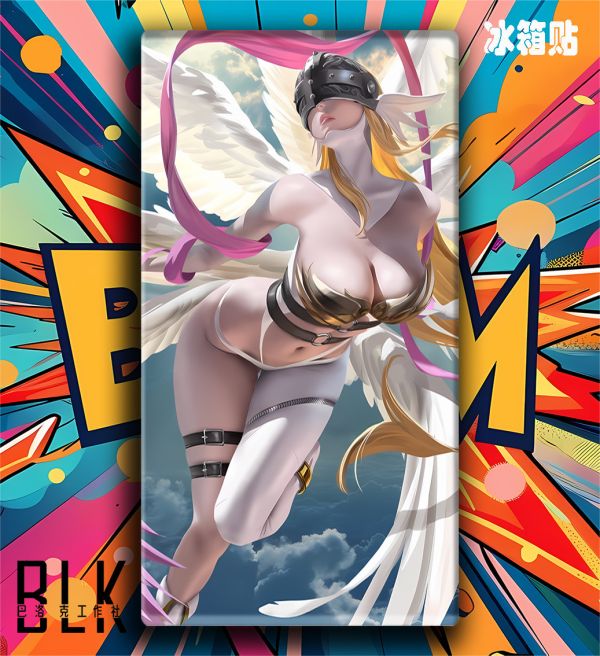 巴洛克 天女獸數碼寶貝裝飾畫/冰箱貼 