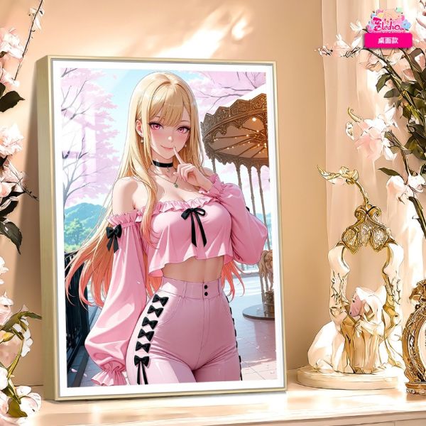 阿喵畫社 櫻花季 喜多川海夢裝飾畫 