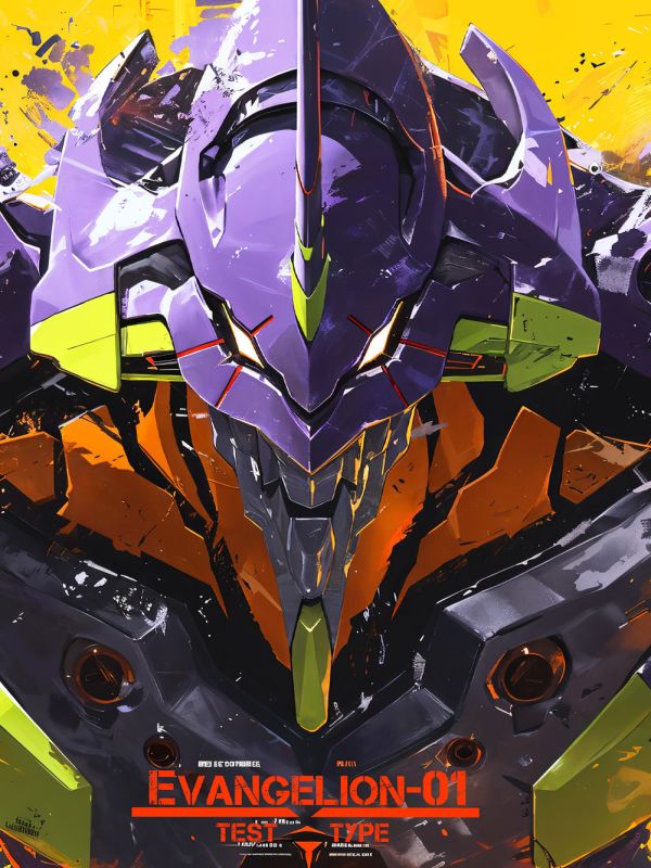 星空《EVA初號機》新世紀福音戰士裝飾畫 