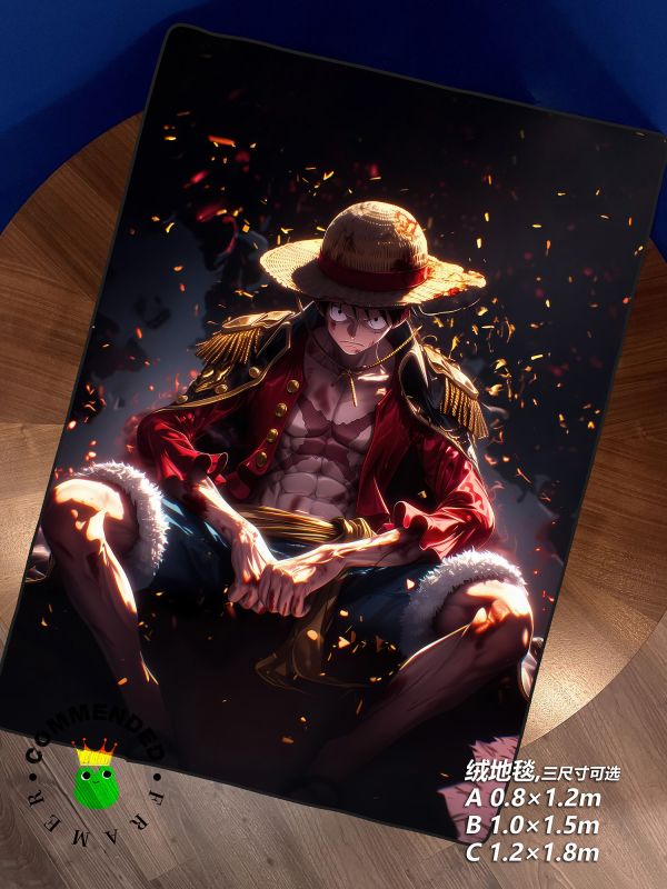 皇呱《大船長魯夫》海賊王海賊團草帽大船團裝飾畫 