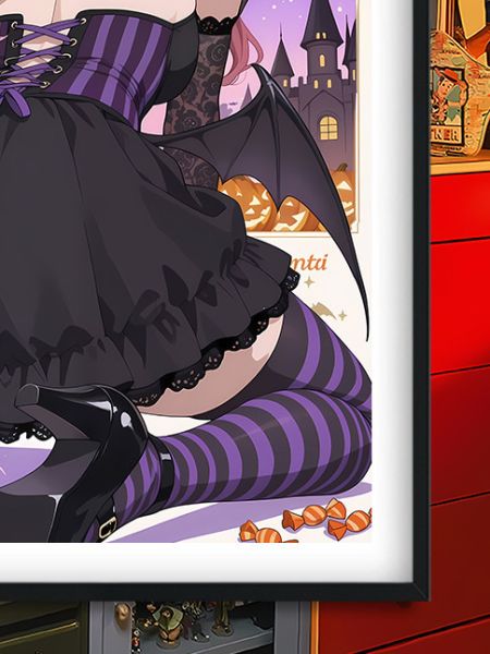 巴洛克《萬聖節喜多川》海夢更衣人偶墜入愛河裝飾畫冰箱貼 