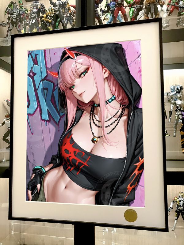 星空《潮流零二》國家隊DARLING in the FRANXX裝飾畫 