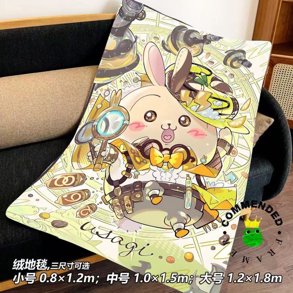 皇呱 《吉伊卡哇偵探》吉伊卡哇烏薩奇小八哈奇偵探地毯 