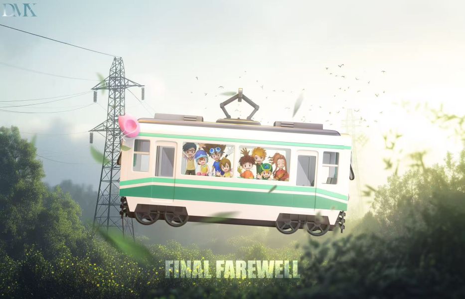 【補款】DMX studio 數碼寶貝一代電車飛帽殺 雙版本 