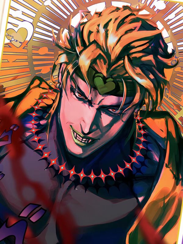 星空《jojo vs dio》jojo的奇妙冒險承太郎迪奧裝飾畫 