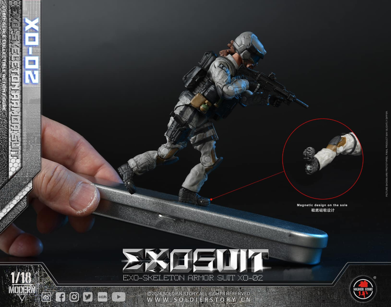 Soldier Story 1/18 EXO 外骨骼裝甲服XO-02 可動收藏人偶 