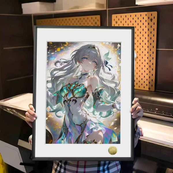 皇呱 《覺醒流螢》崩壞星穹鐵道流螢螢火蟲飛蠅撲火向死而生格拉默的餘燼周邊裝飾畫 