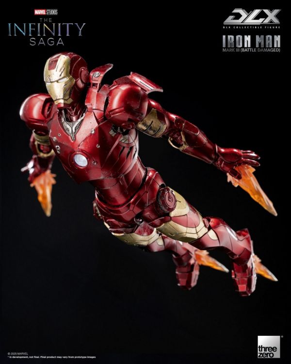正版授權 Threezero DLX 鋼鐵俠Mark 3 戰損版 