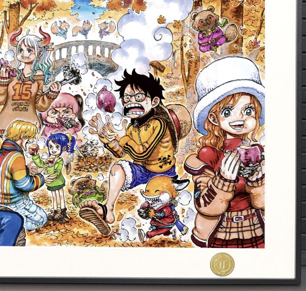 H2工作室《秋日海賊王》魯夫索隆娜美喬巴大和裝飾畫 