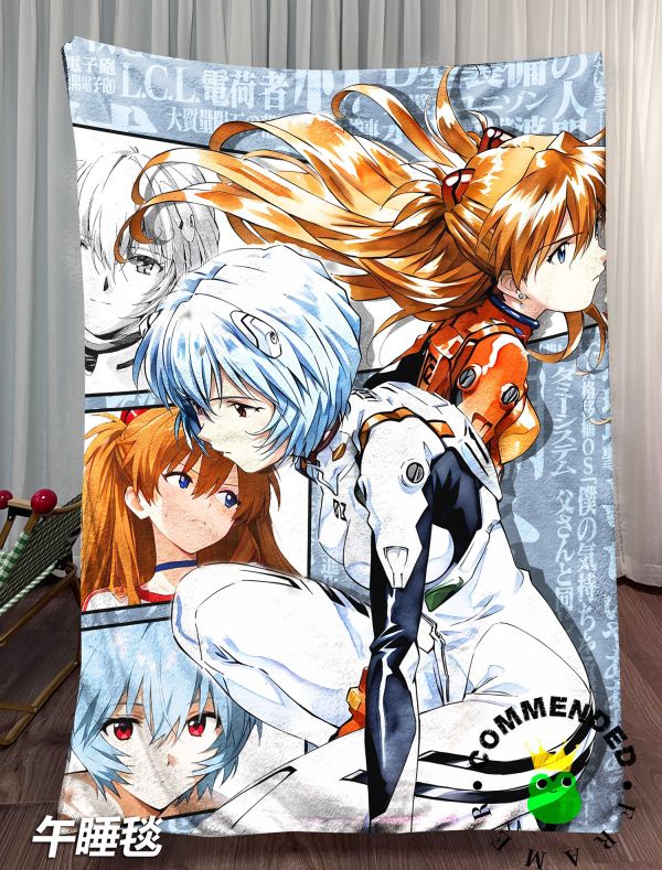 皇呱《凌波麗&明日香》新世紀福音戰士戰鬥出擊裝飾畫 